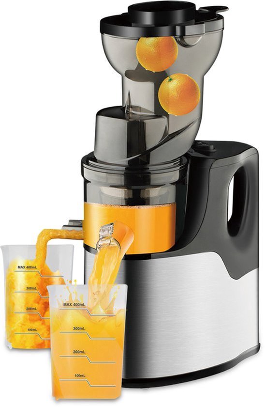 Slowjuicer Sapcentrifuge - Stekkertype EU - 150 W Vermogen - 75 mm Vulopening - BPA-vrij Materiaal - Voor Groenten En Fruit — afbeelding 4