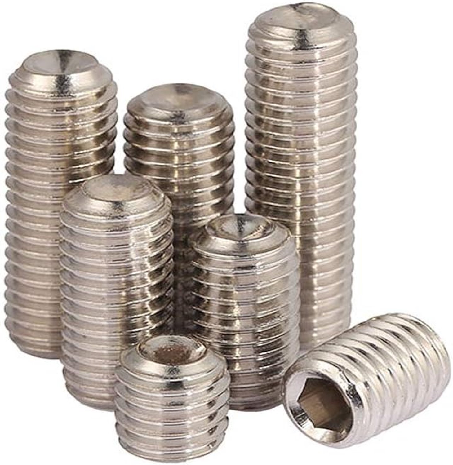 Hex Socket Cup Point Grub Schroeven M14*10mm - Roestvrij staal - Antiroest - Ideaal voor onderhoud en reparatie - 3 stuks - ServiceTopper
