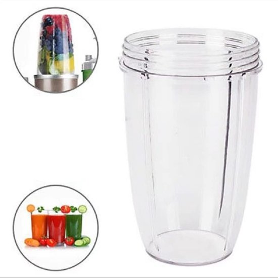 Reserve Beker voor Nutri 900W Blender 532ml 710ml 946ml Vervangende Bekers met Deksel en Messen Set — afbeelding 4