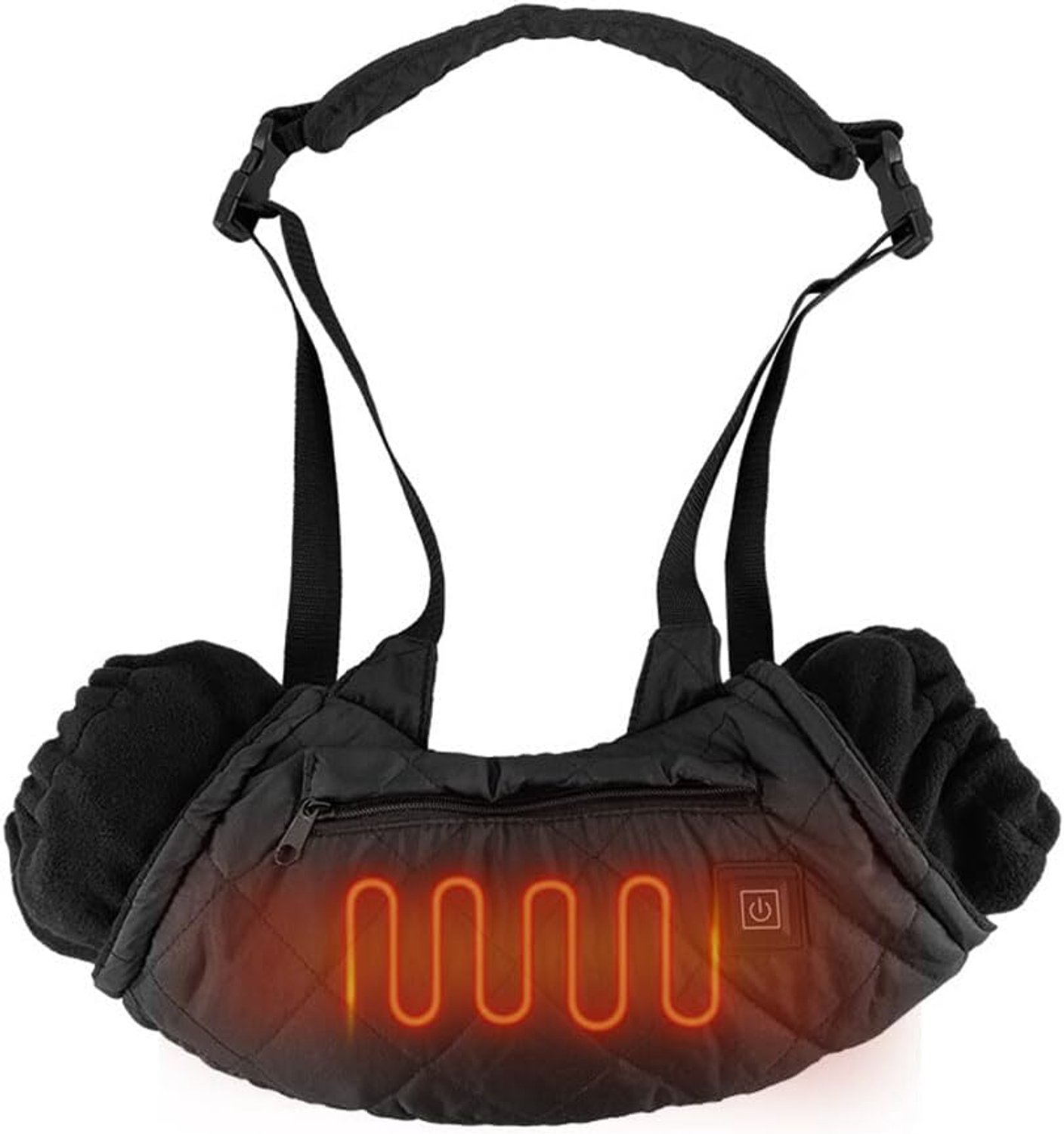 Elektrische handwarmer met 3 temperatuurstanden – USB – Handverwarming voor buitenactiviteiten zoals wandelen, sneeuwvoetbal en kamperen – Zwart