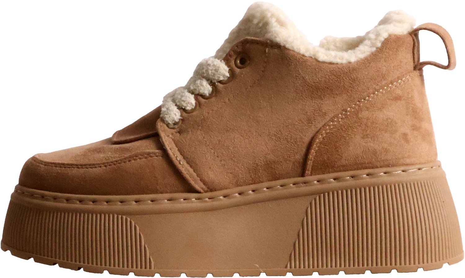 Hoge sneakers met veters