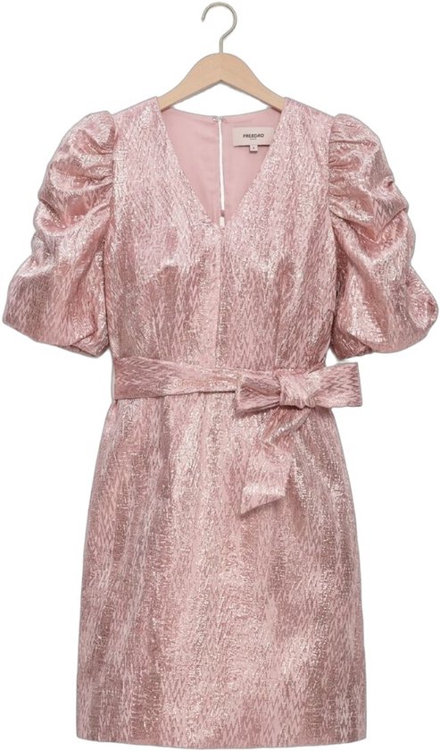 Freebird F-wv-jaquard-fantasy-26-1 Dames - Jurk - Roze - Maat S