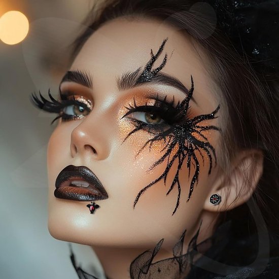 9 stuks 16G staal labret piercing, Halloween geest doodshoofd Medusa Monroe piercing, platte conch tragus oorringen — afbeelding 2