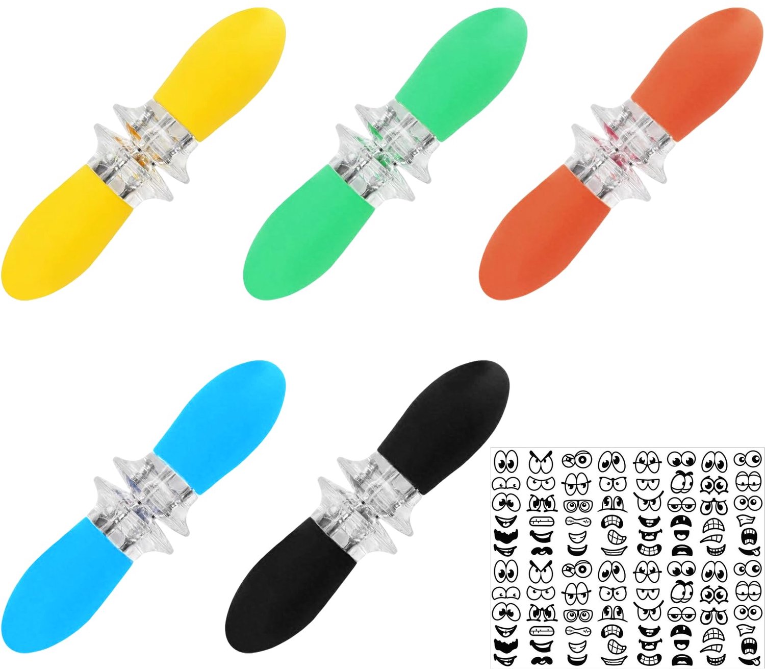 Set van 10 Maïskolvenhouders met Stickers