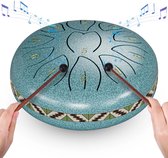 Regentrommel - 6 inch Stalen Tongtrommel - Waterdicht - Meditatie & Yoga