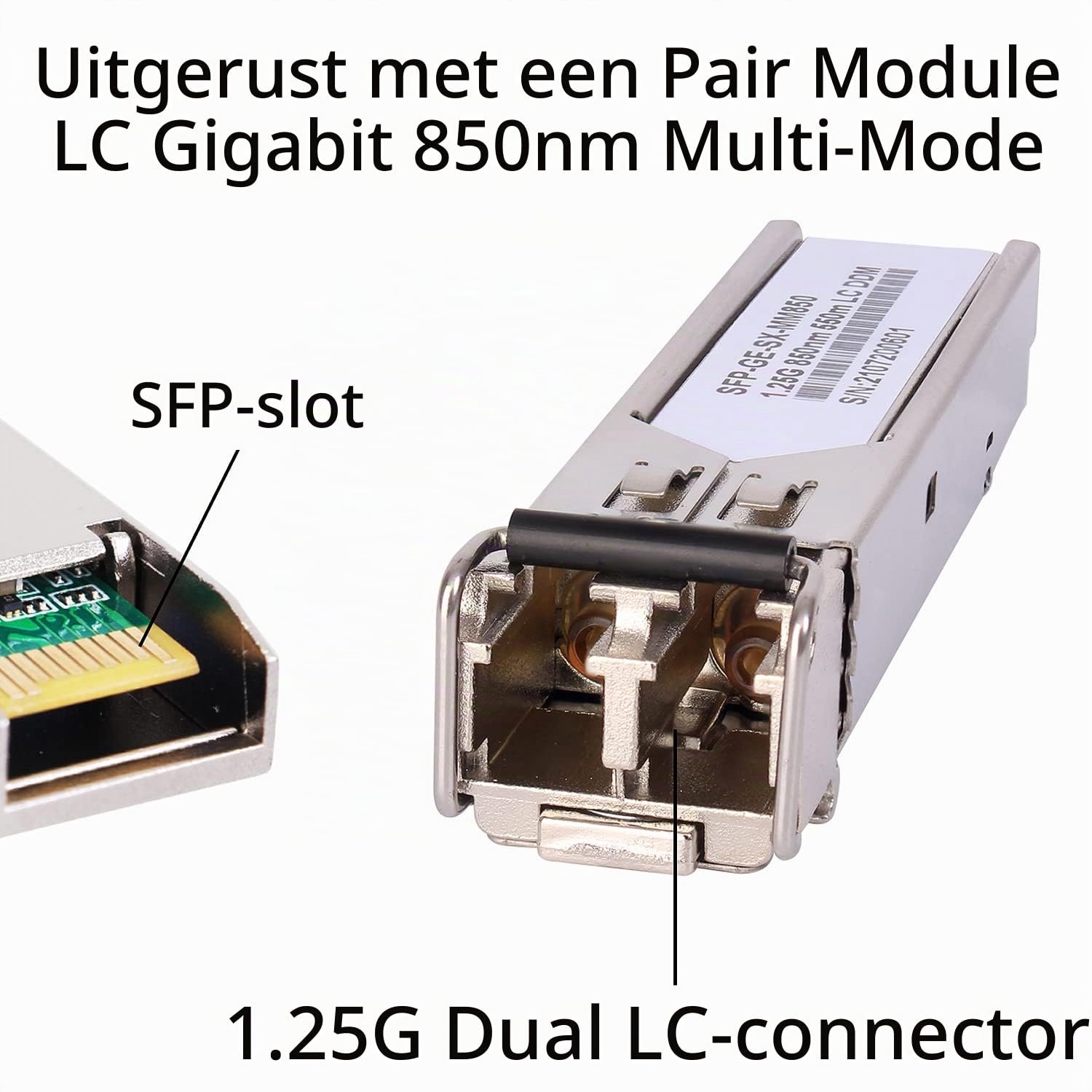 Set van 2 Gigabit Glasvezel Ethernet Media Converters