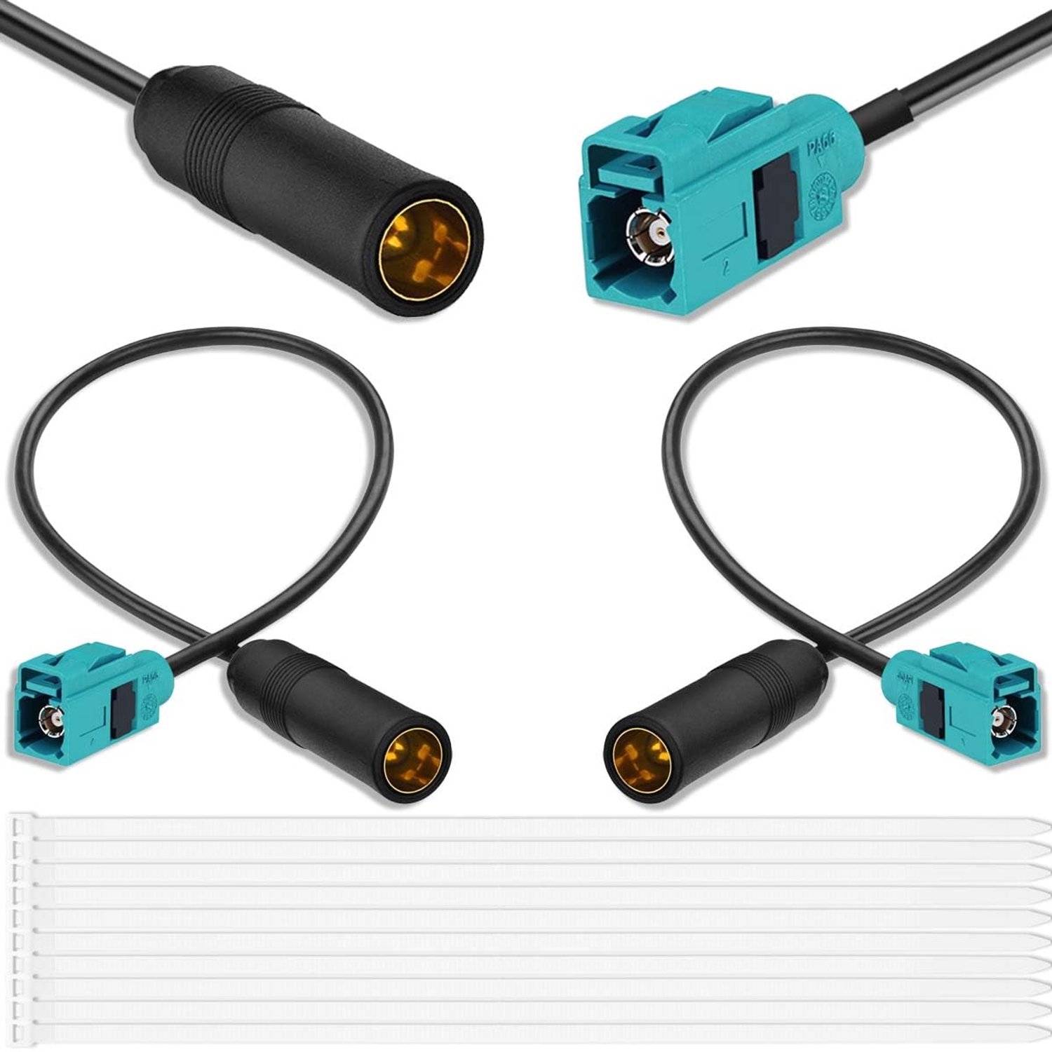 3 Stuks Universele Autoradio Antenne-Adapter