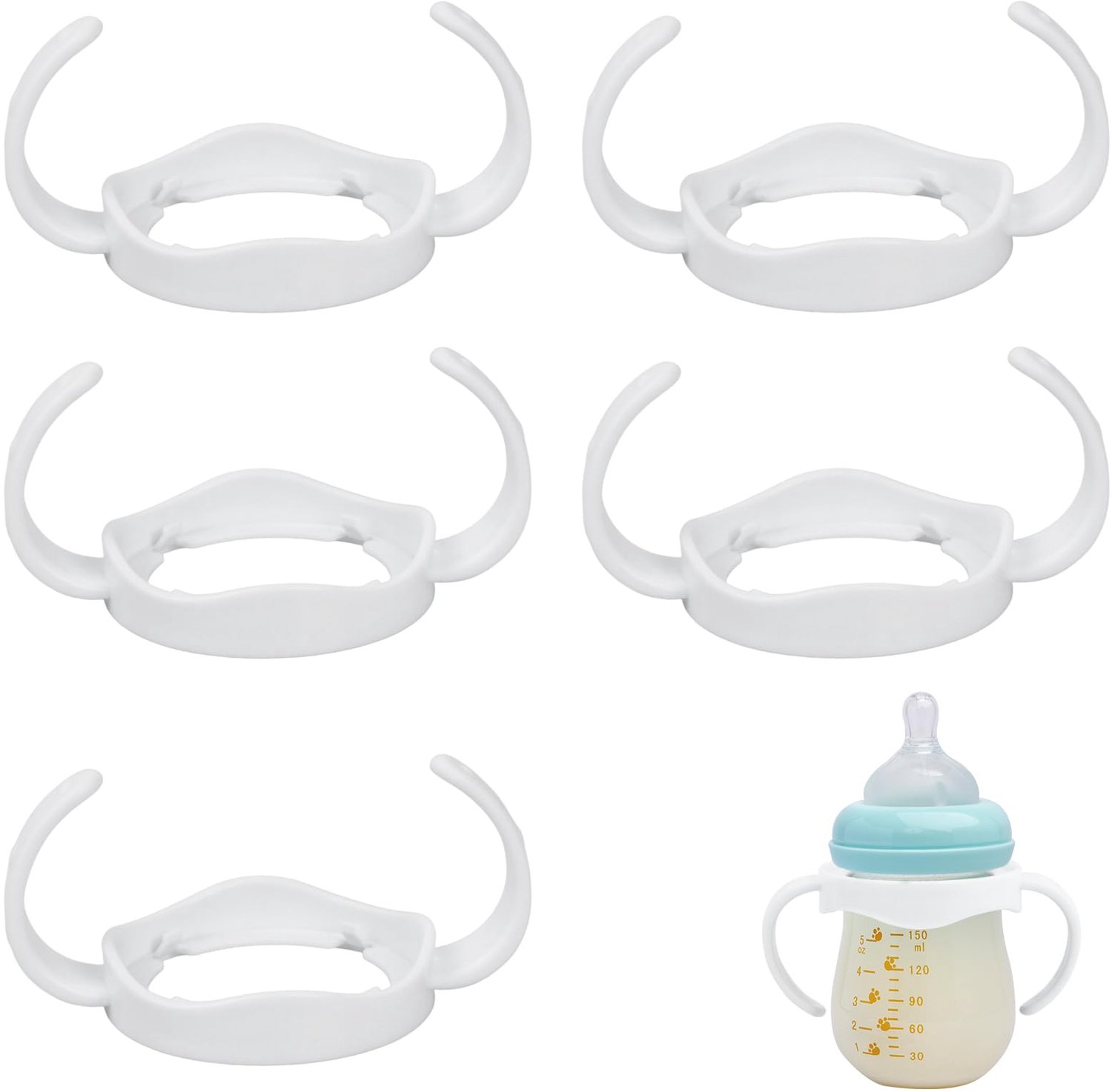 Set van 5 Flessenhandvatten - Geschikt voor Philips Avent