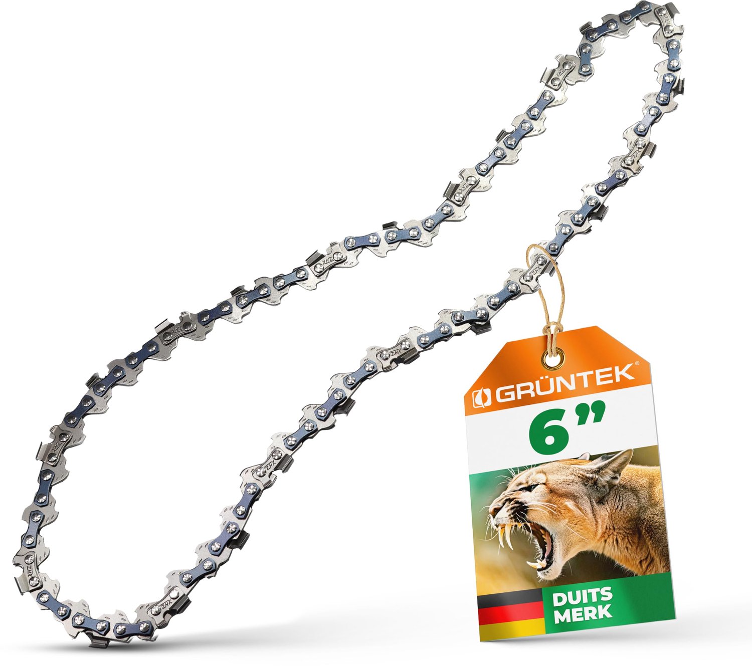 Vervangende Zaagketting voor Kettingzaag - Set van 4, 6"