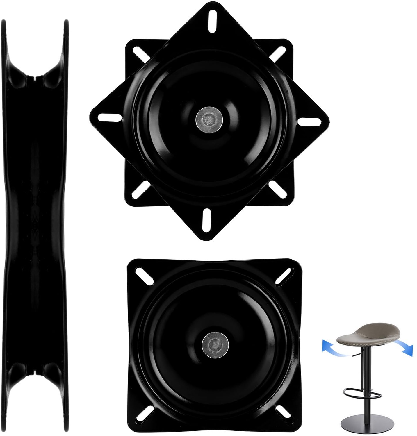 Heavy Duty Swivel Hardware - 360 Graden Draaiplateau voor Meubels