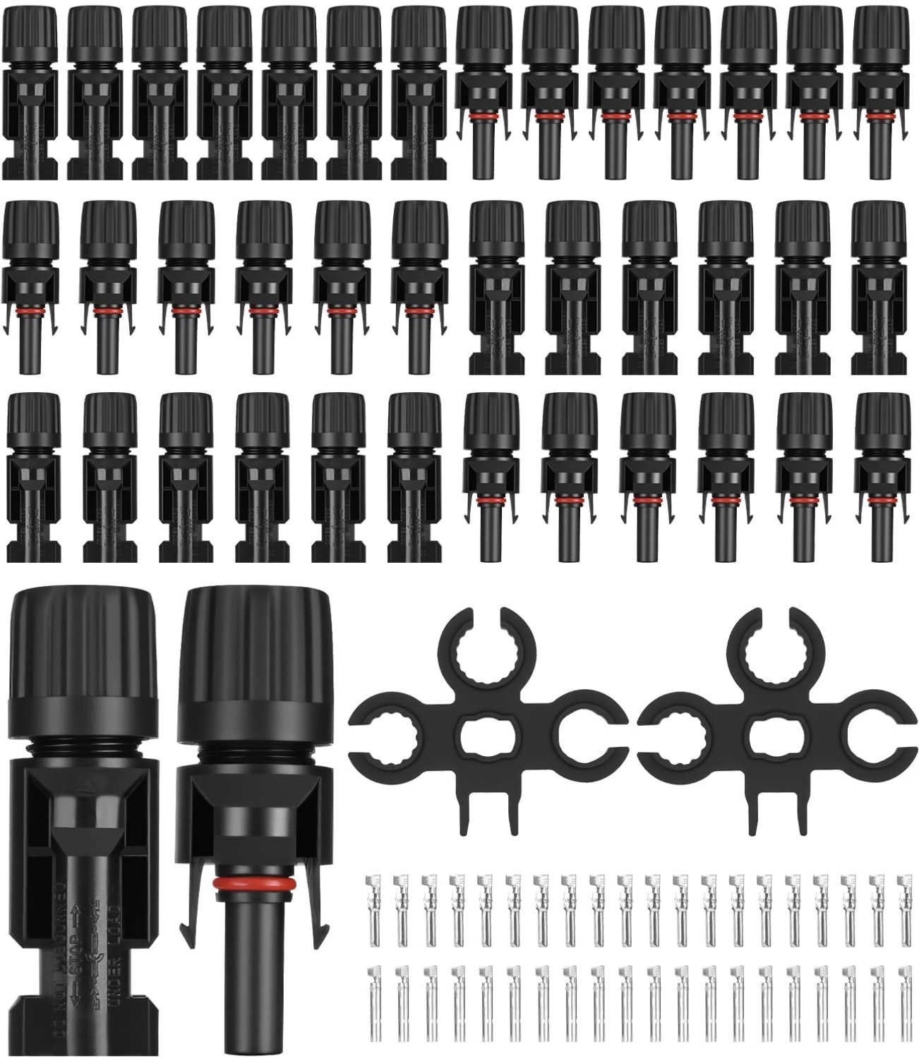 20 Pairs Solar Plug Set voor Zonne-energie Toepassingen