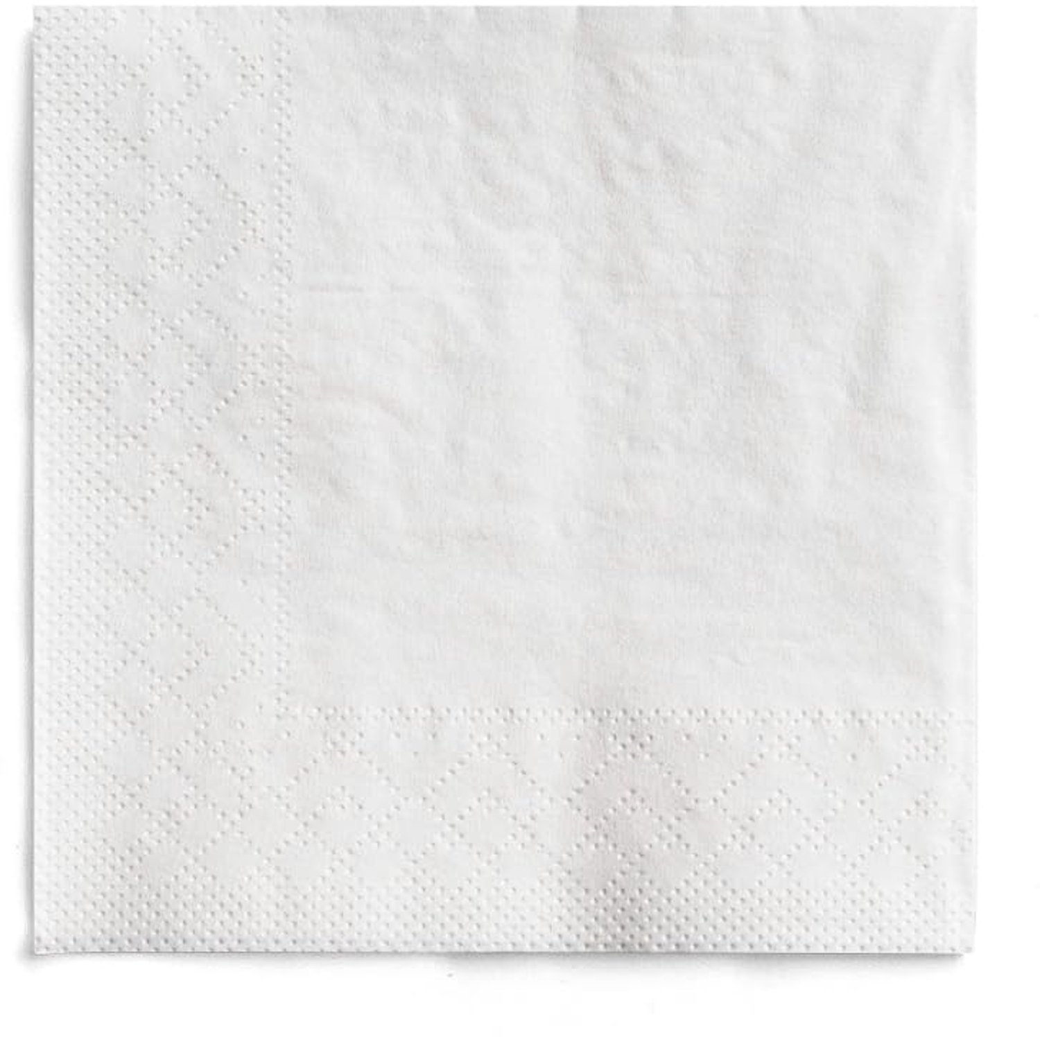 Witte Cocktailservetten van Tissue - 150 Stuks 24 x 24 cm