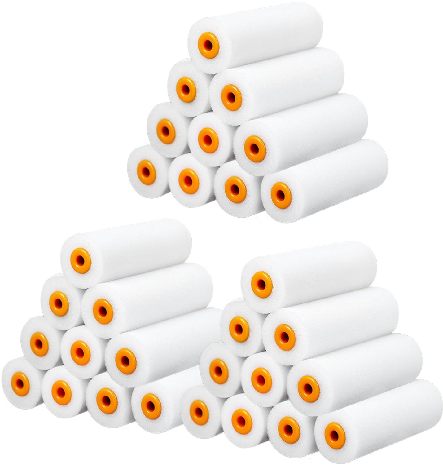 Set van 30 Kleine Verfrollers