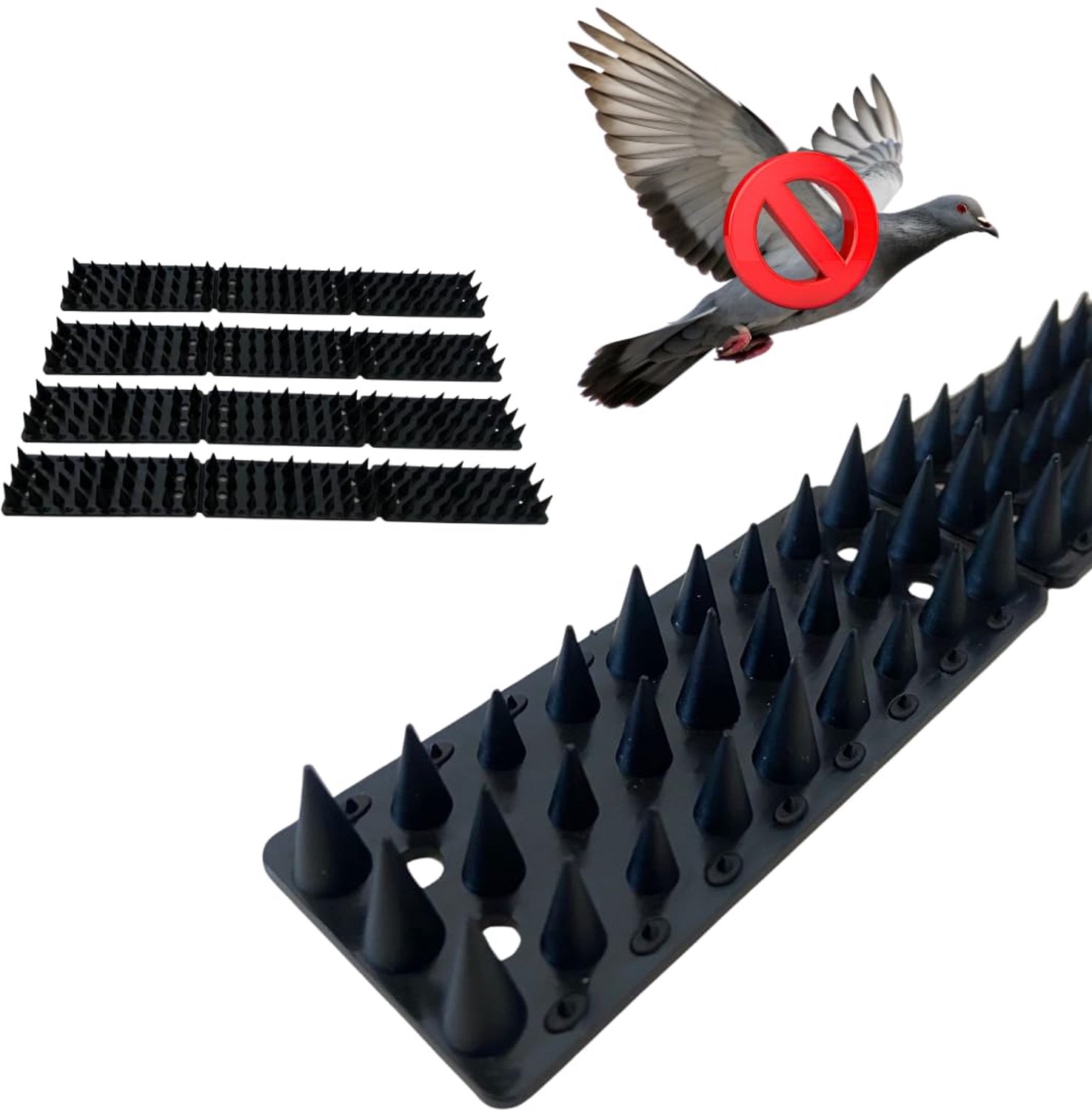 Plastic Duivenbeschermer - Flexibele Strips voor Balkon en Raam