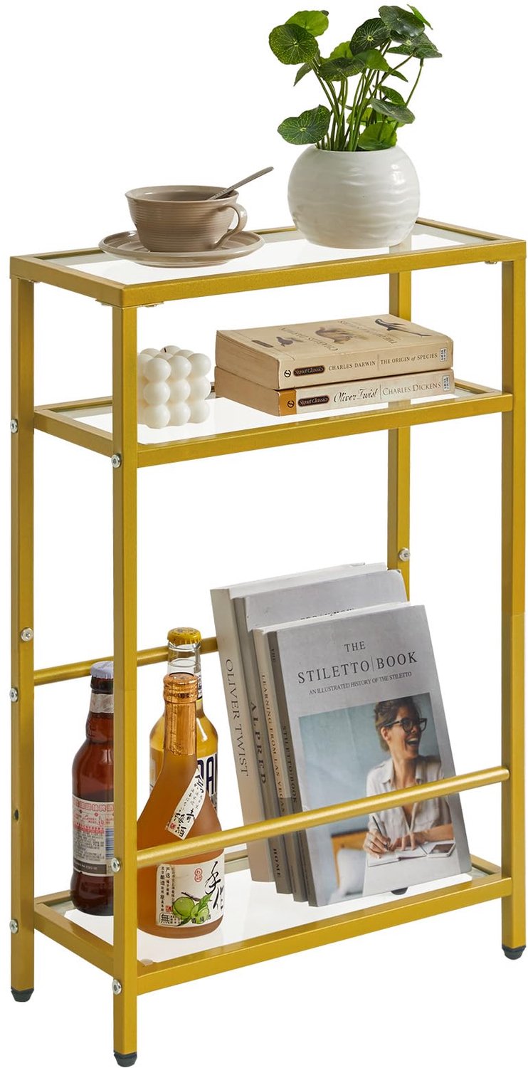 Glazen Eindtafel voor Kleine Ruimtes met Opbergplank