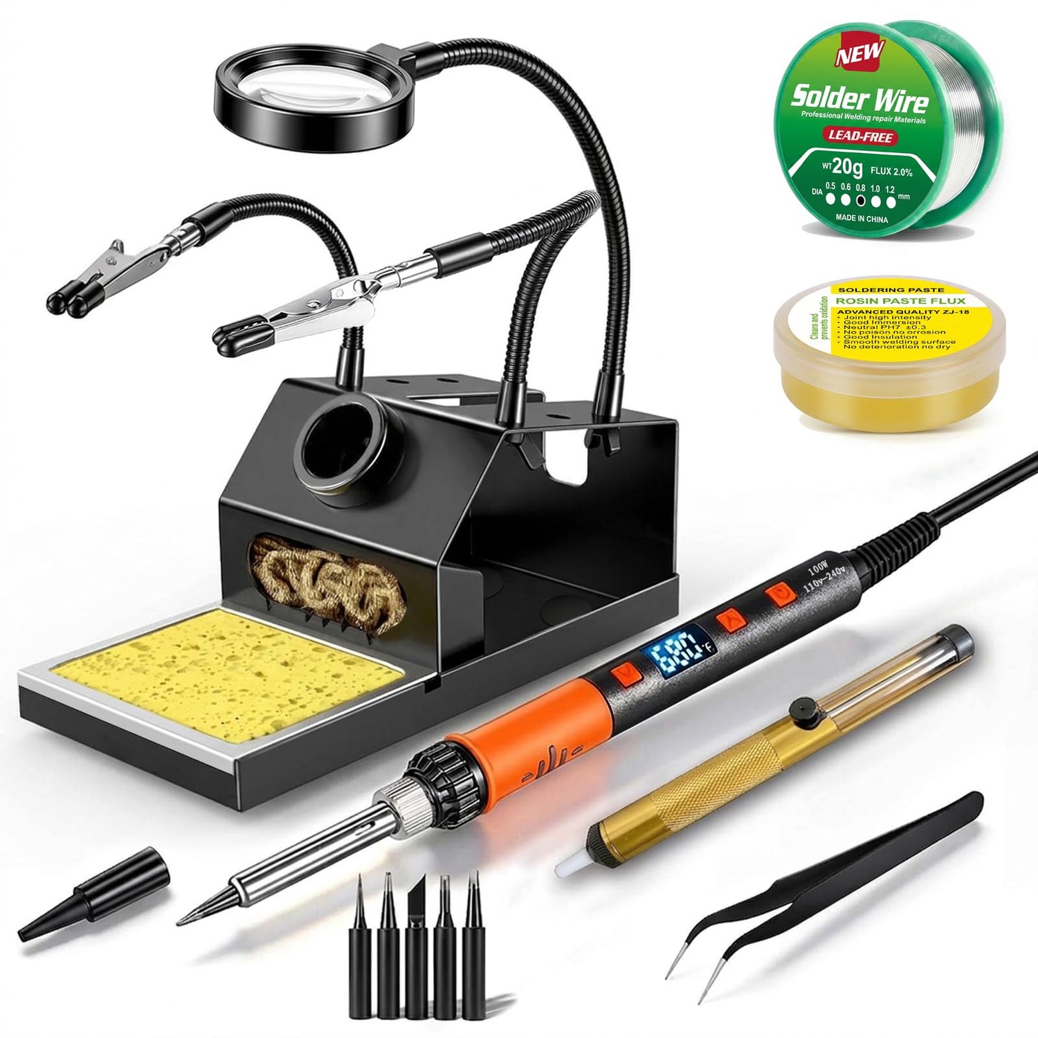 Soldering Iron Set 100W - Inclusief accessoires