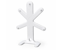 Alvora access point standaard geschikt voor Ubiquiti UniFi AP AC Pro / U6 Pro / U6 LR - Bureau houder met klikbevestiging - Wit