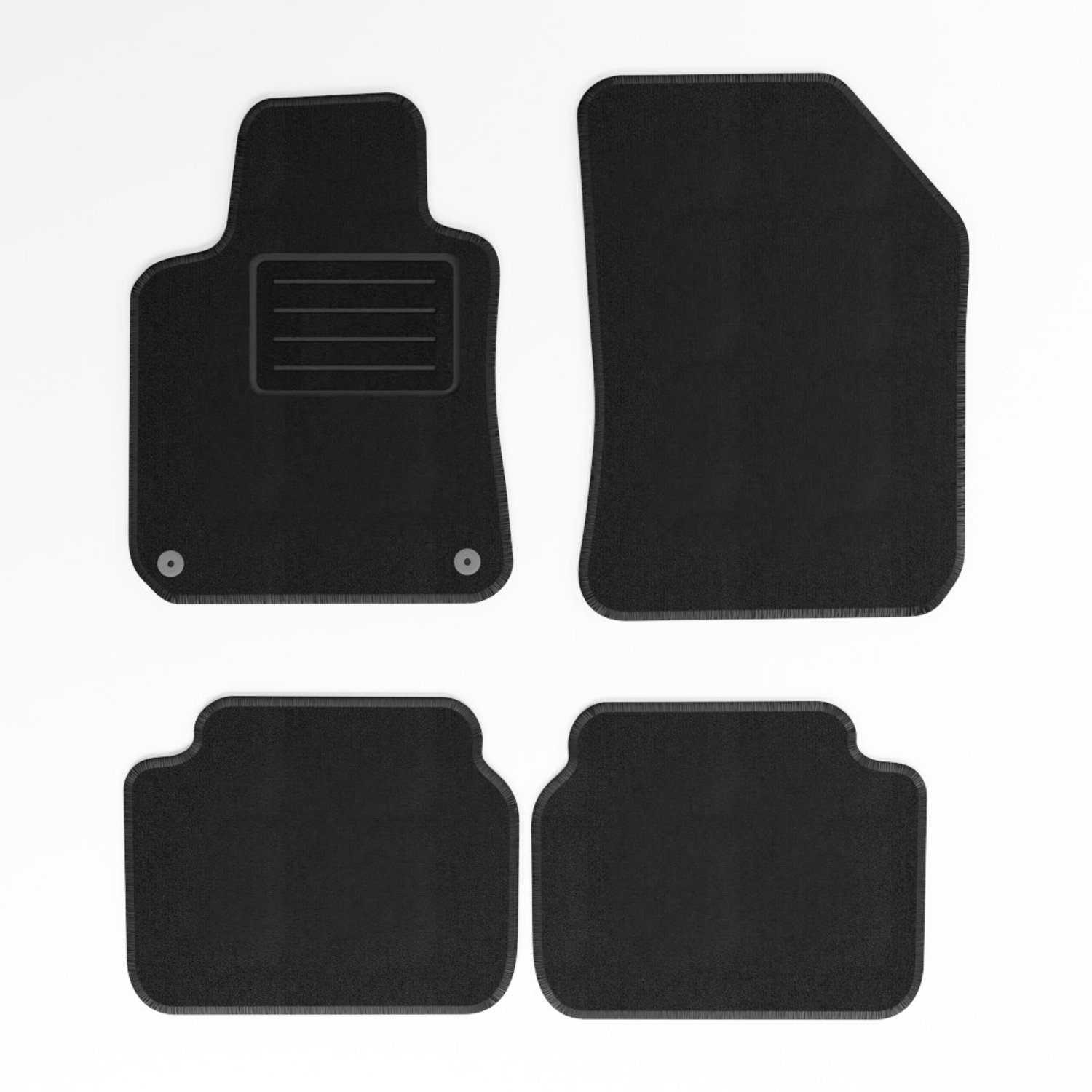 Mats4all | Naaldvilt automatten passend voor Peugeot 308 SW 2014-2021 | Antislip | Met versterking | 4-delig | Automatten | Mattenset