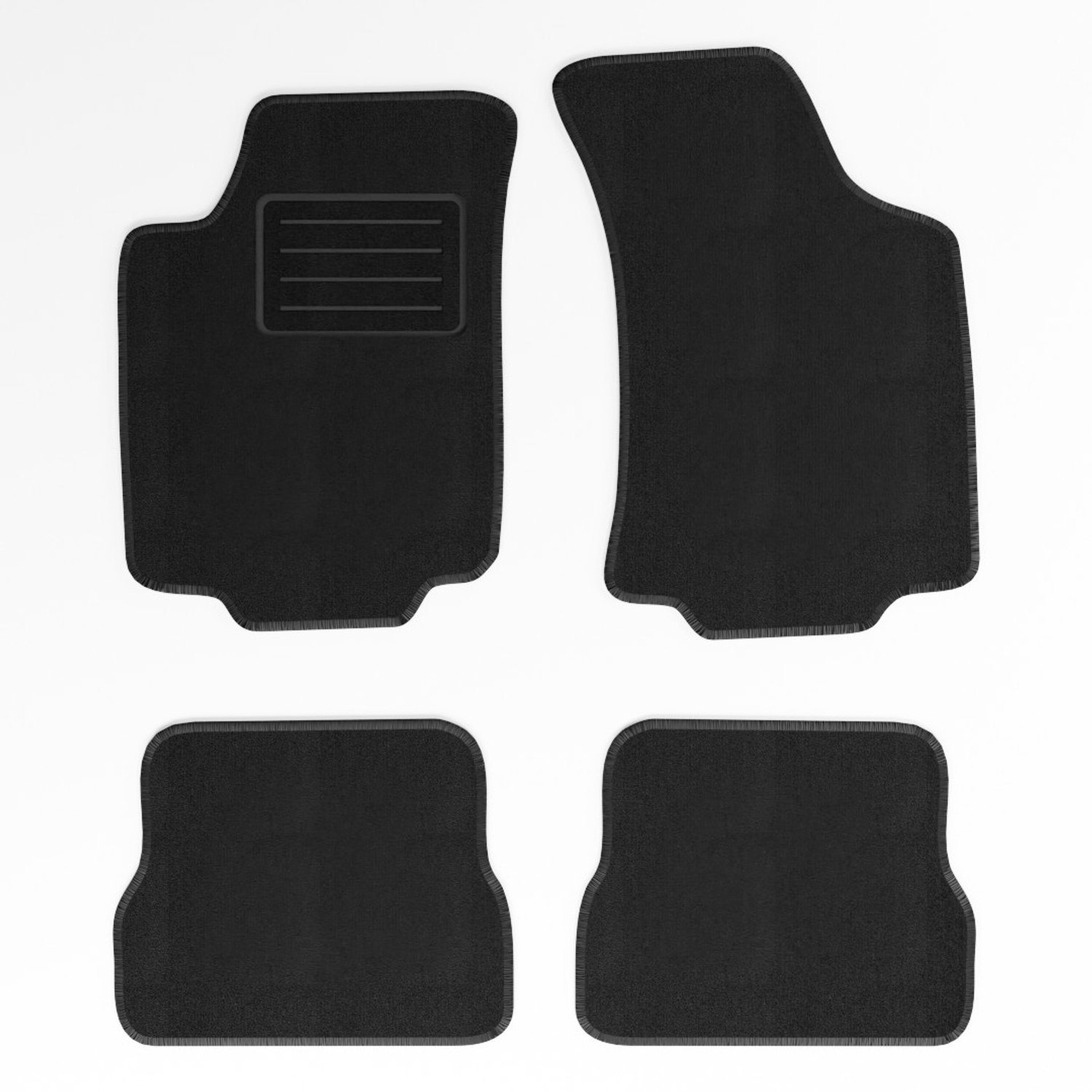 Mats4all | Naaldvilt automatten passend voor Volkswagen Golf 3 1991-1997 | Antislip | Met versterking | 4-delig | Automatten | Mattenset