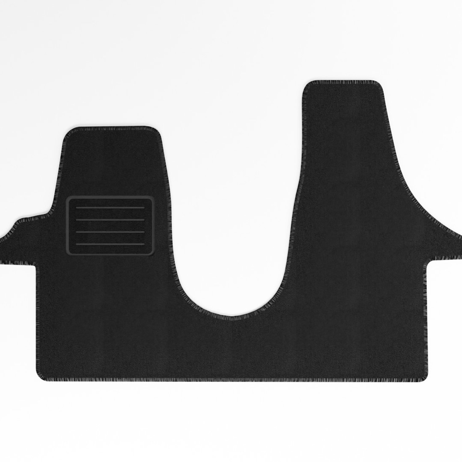 Mats4all | Naaldvilt automatten passend voor Volkswagen Transporter T5 2003-2015 T5 doorlopende voormat | Antislip | Met versterking | 4-delig | Automatten | Mattenset