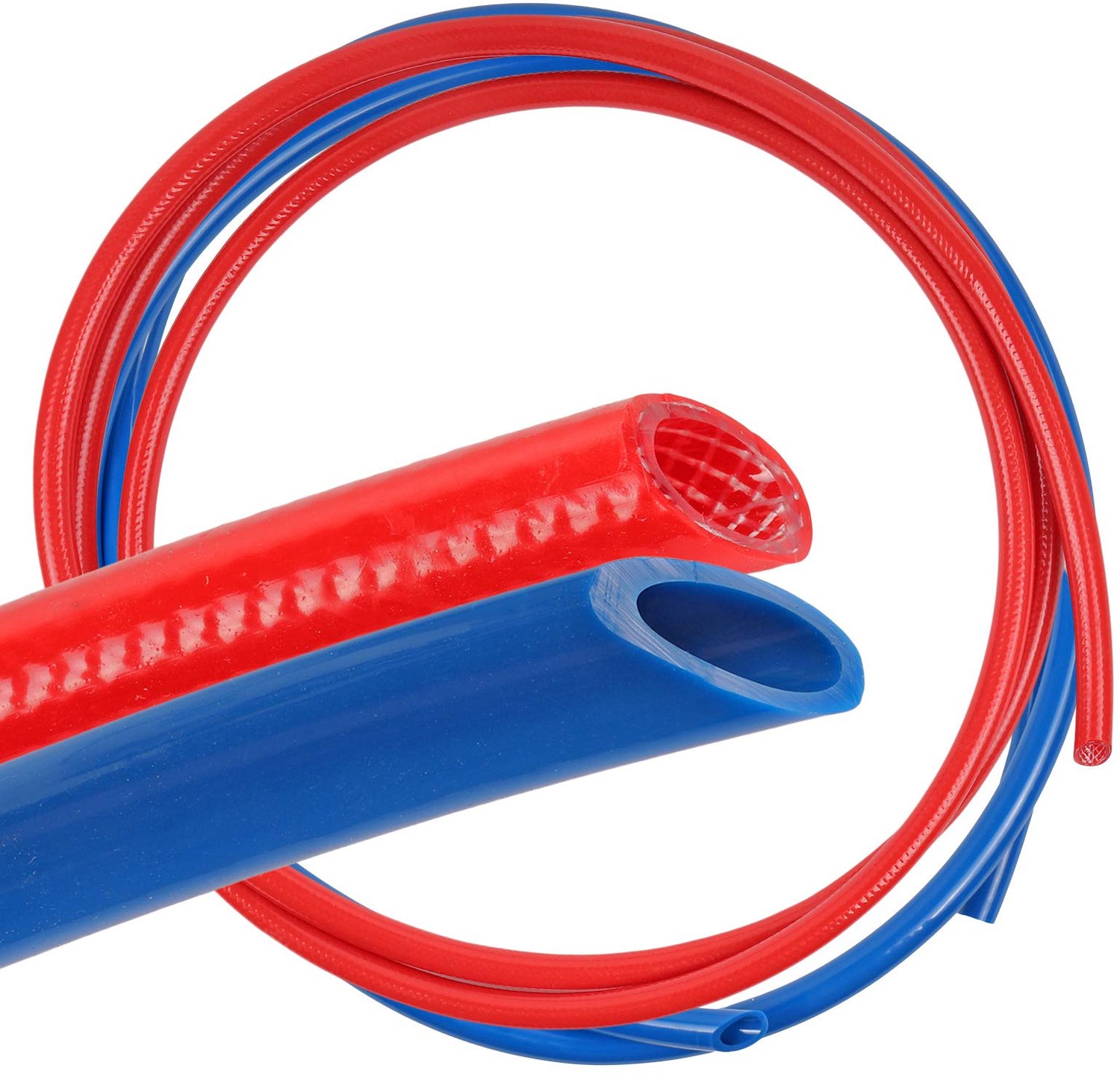 Drinking Water Hose Set voor Motorhome en Caravan - 5 m Koud en 5 m Warm Water