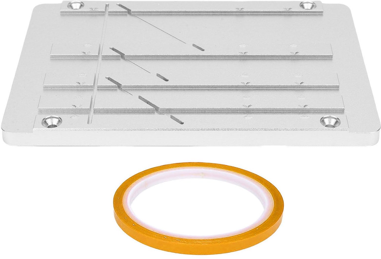 Tape-splitsset Draagbaar - Aluminiumlegering - Magnetische Tape-splitser - Verstelbaar 1"/1/2"/1/4"/1/8" - 10 Inch Open Reel - Nauwkeurig Snijden - Splicing Kit