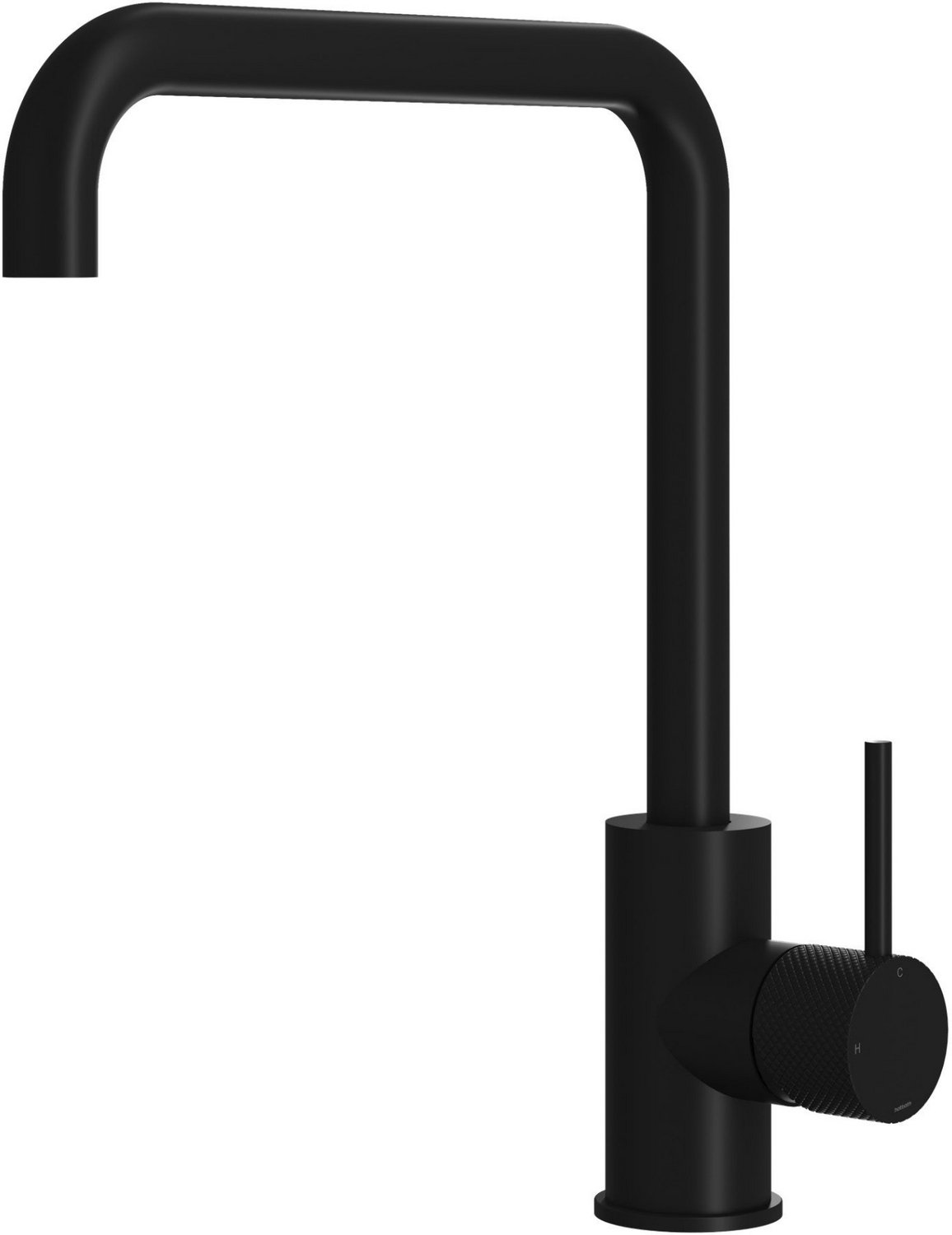 Hotbath Cobber X CX041 keukenkraan met draaibare uitloop geborsteld zwart PVD
