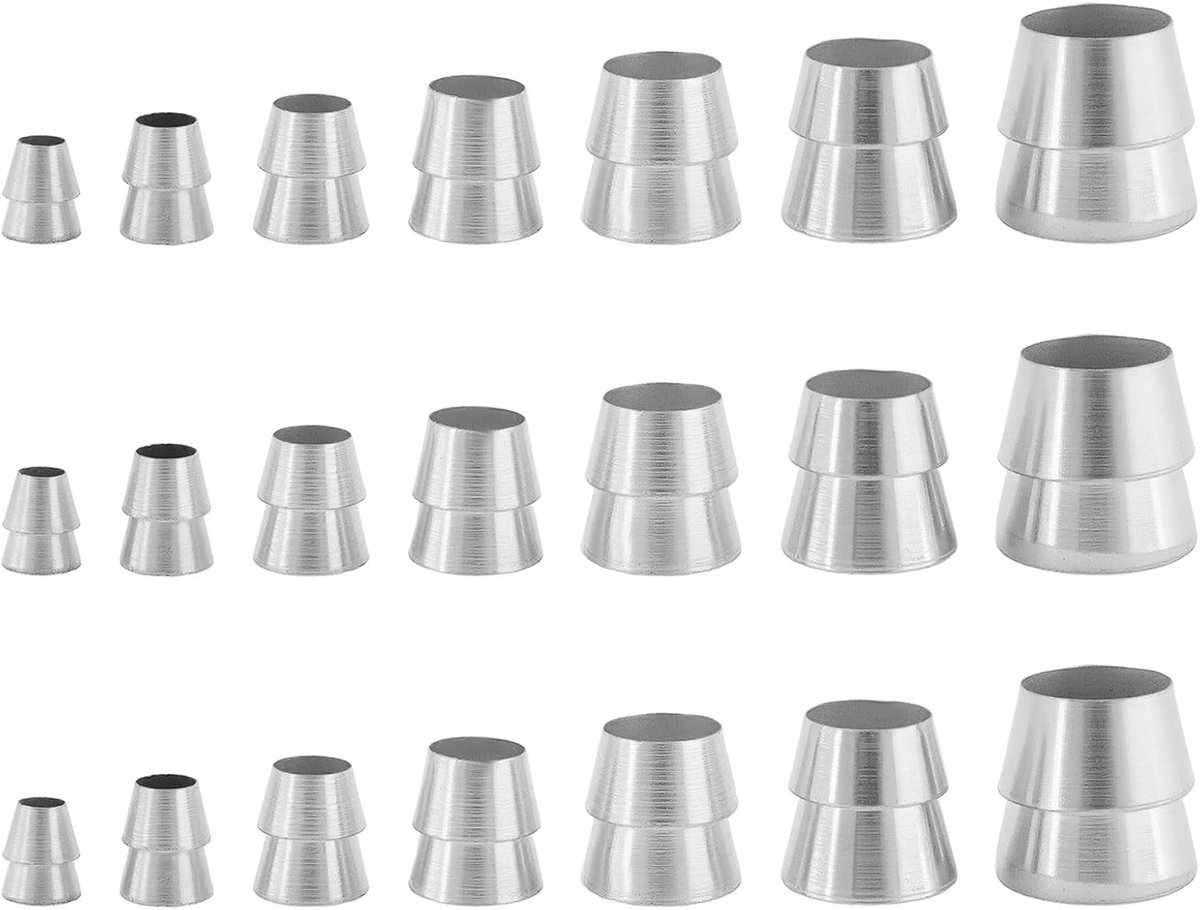 Dailygoods - Set van 21 Ronde Wiggen voor Bijlen en Hamers