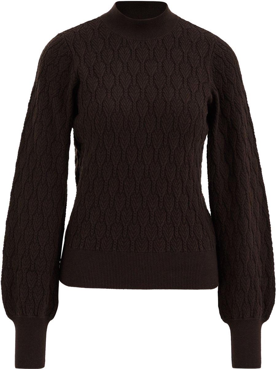 WE Fashion Dames gebreide trui met structuur