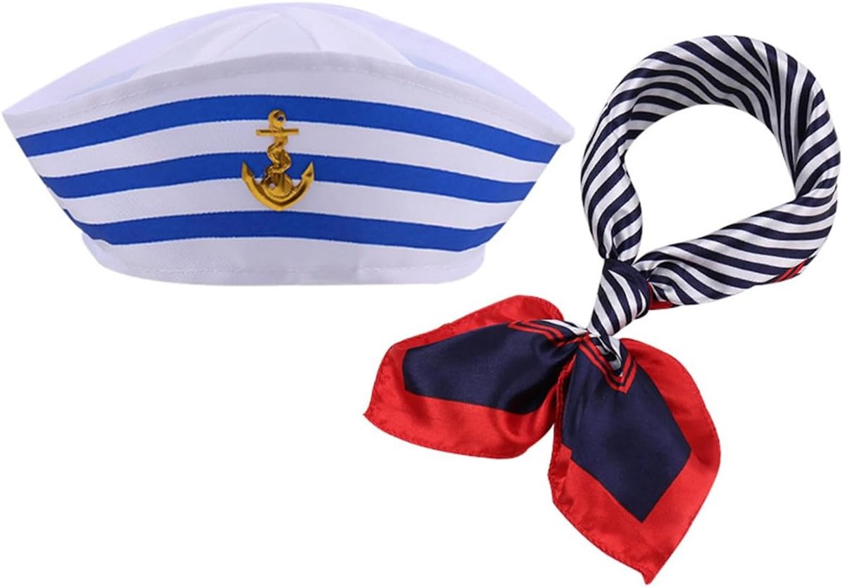 2 Pcs Sailor Hat