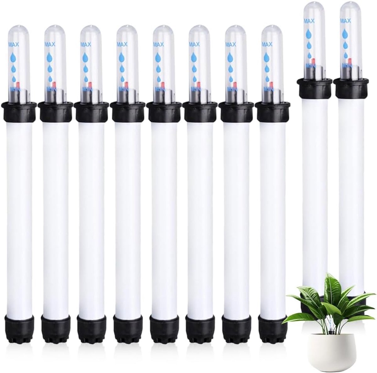 10-pack Waterniveau-indicatoren Voor Planten, 20 Cm Hydrocultuur Waterniveau-indicatoren, Watergeefindicatoren Voor Planten, Grote Waterniveau-indicatoren Voor Bloembakken, Potplanten