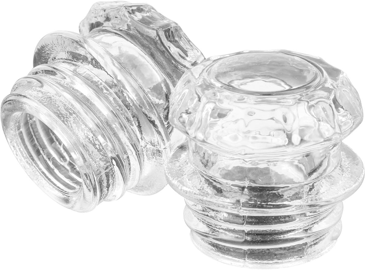 2 St Percolator Glazen Bovenkant Vervanging, Glazen Percolator Onderdelen Koffiepot Bovenkant Vervanging Knop
