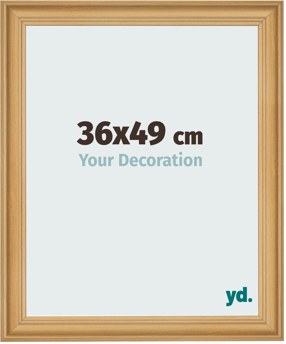 yd. Your Decoration - Fotolijst 36x49 cm - MDF - Dennen Houtnerf - Lazio