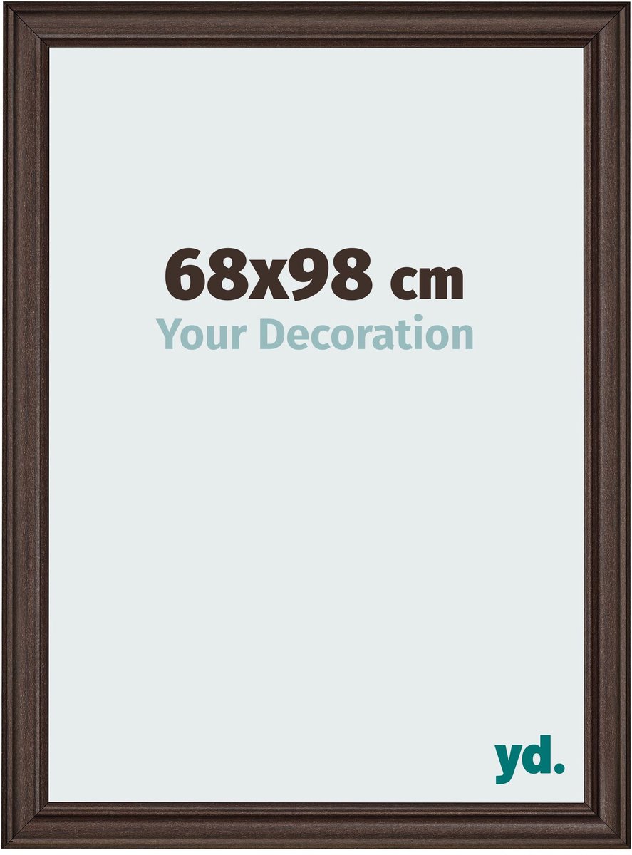 yd. Your Decoration - Fotolijst 68x98 cm - MDF - Eiken Donker - Lazio