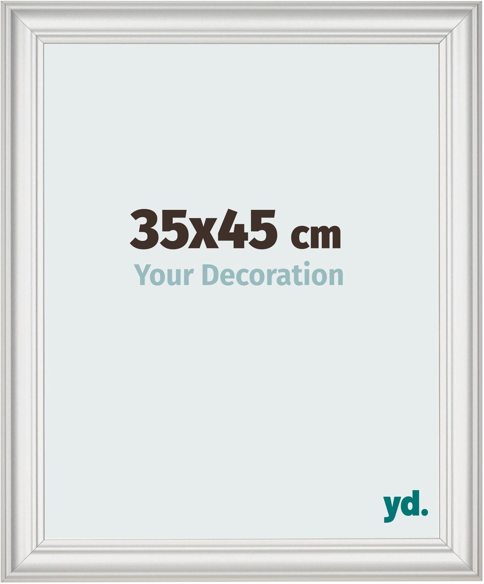 yd. Your Decoration - Fotolijst 35x45 cm - MDF - Wit Geveegd - Lazio