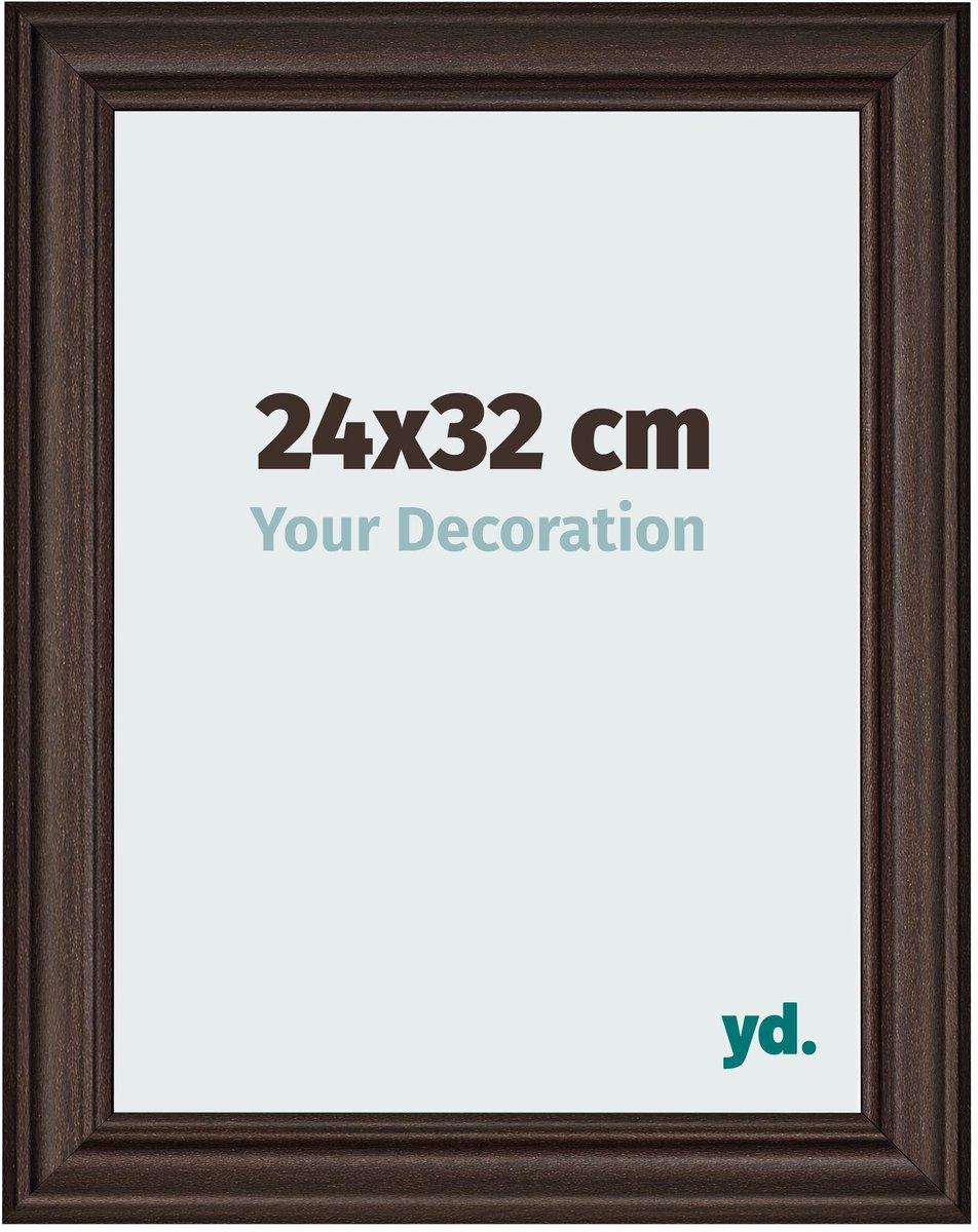 yd. Your Decoration - Fotolijst 24x32 cm - MDF - Eiken Donker - Lazio