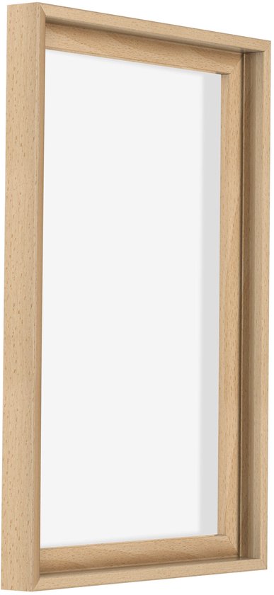 Houten baklijst met schroeven aan de binnenkant.