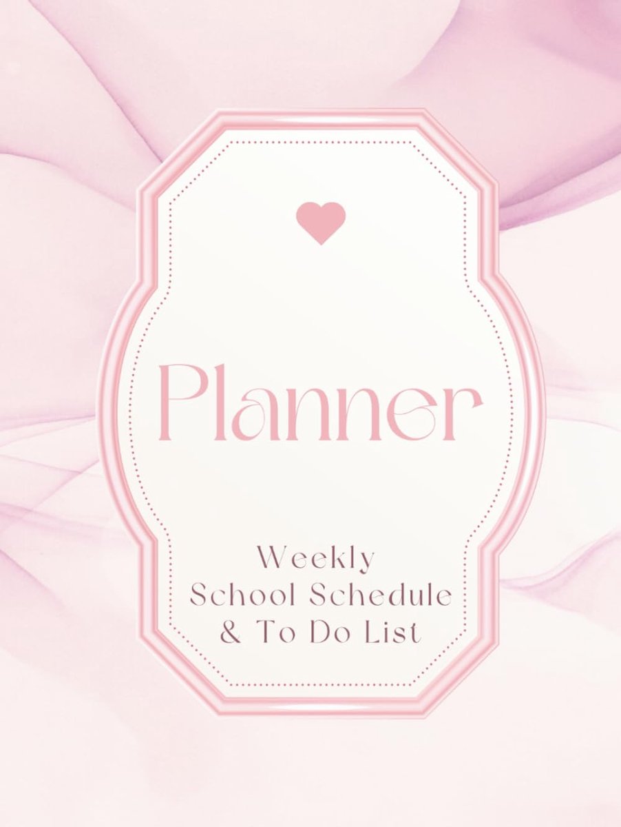Weekly Academic Planner for School College, undated, 60 weeks. (8.25" x 11") Book Style Organizer for Daily and Weekly - ShopVlot