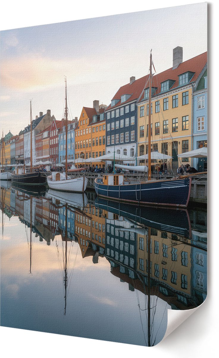 Coloray Polycanvas Poster - Vuurtoren, Fotografie - A2 - Grijs Wanddecoratie - Rechthoek - Kunstposter - Woonkamer, Slaapkamer, Kantoor - Klassiek