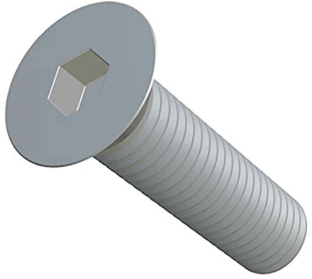 M10X50-8.8 Inbusbout met Binnenzeskant, Verzonken Machineschroef, Platte Kopbevestiging, 10mm Zinc Plated Steel - ShopVlot