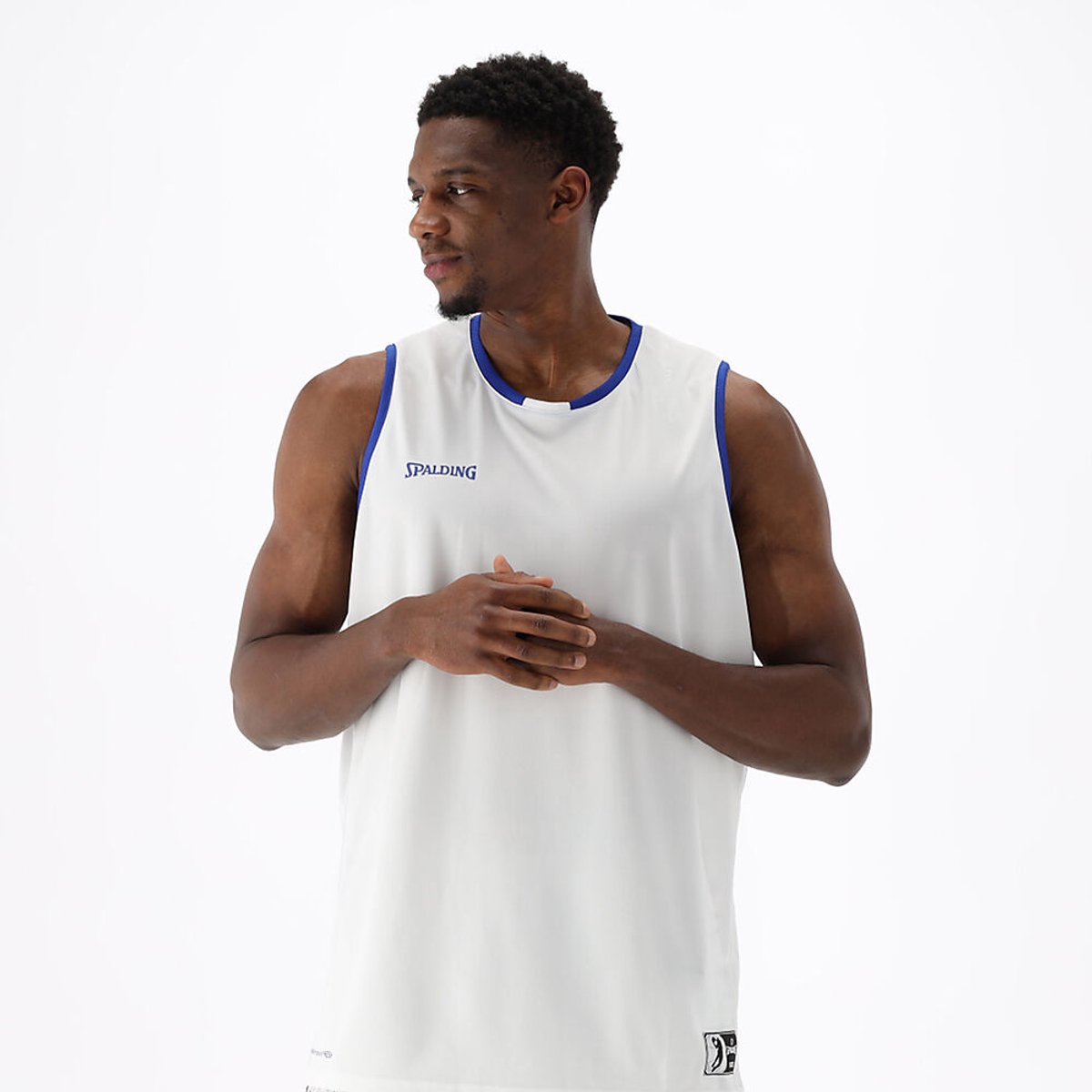 Move Tank Top Wit/Koningsblauw