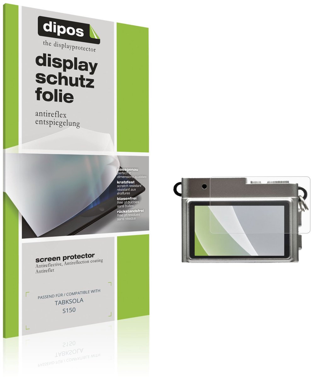 dipos – 4x Matte Beschermfolie geschikt voor TABKSOLA S150 | Krasbestendige & antireflecterende Screenprotector Ultra-Thin