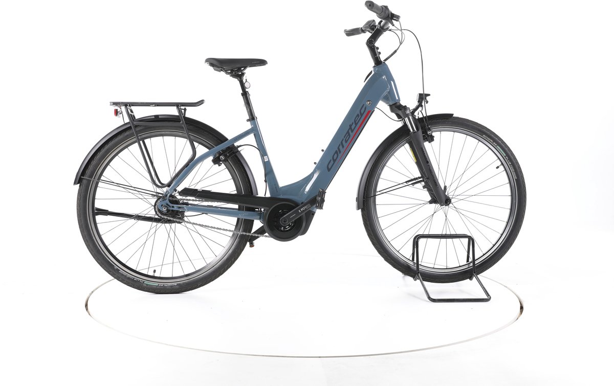 Corratec E-Power Trekking Elektrische citybike Bosch Accu 500Wh 28" blauw Pro