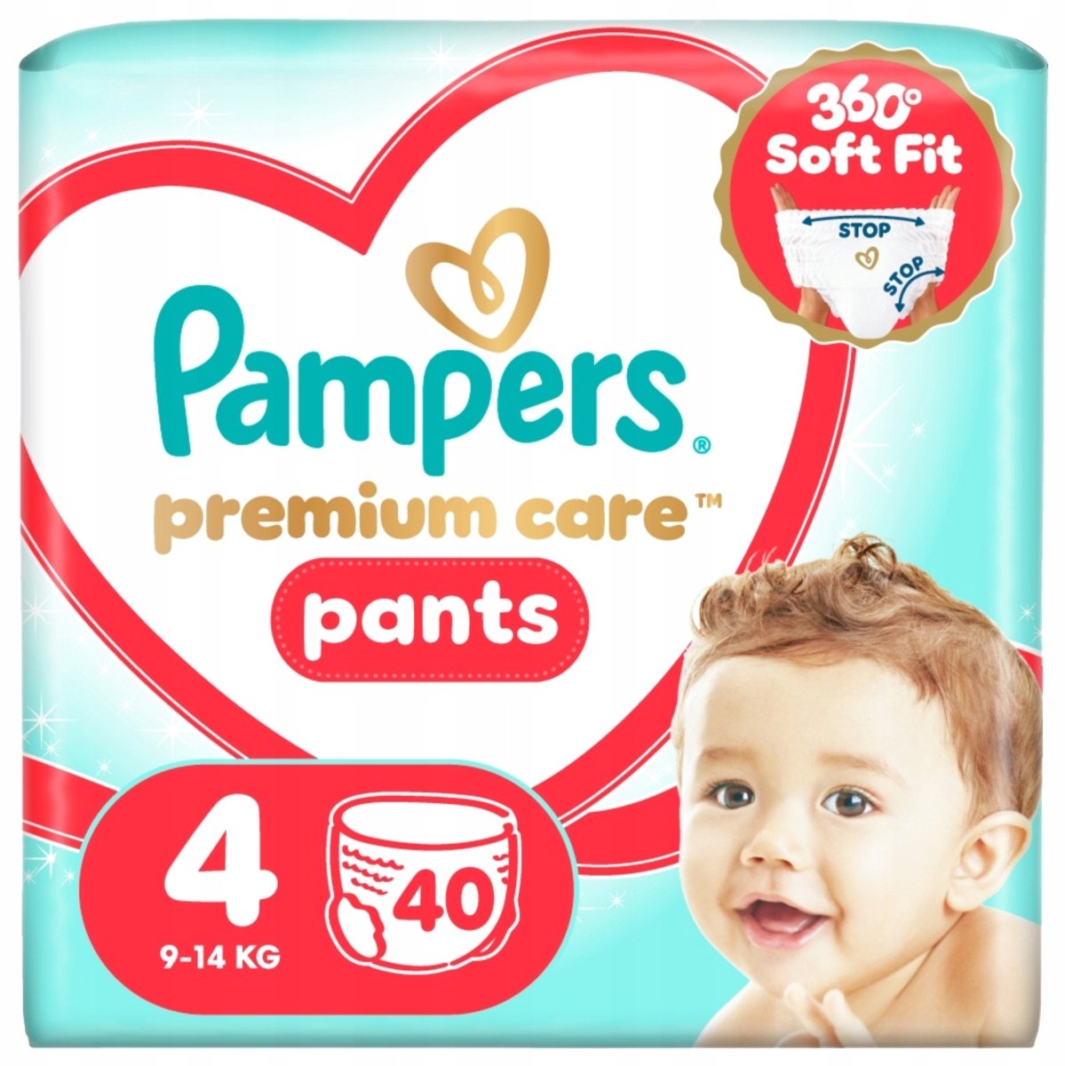 Pampers Premium Care Broekjes luiers maat 4 | 40 stuks
