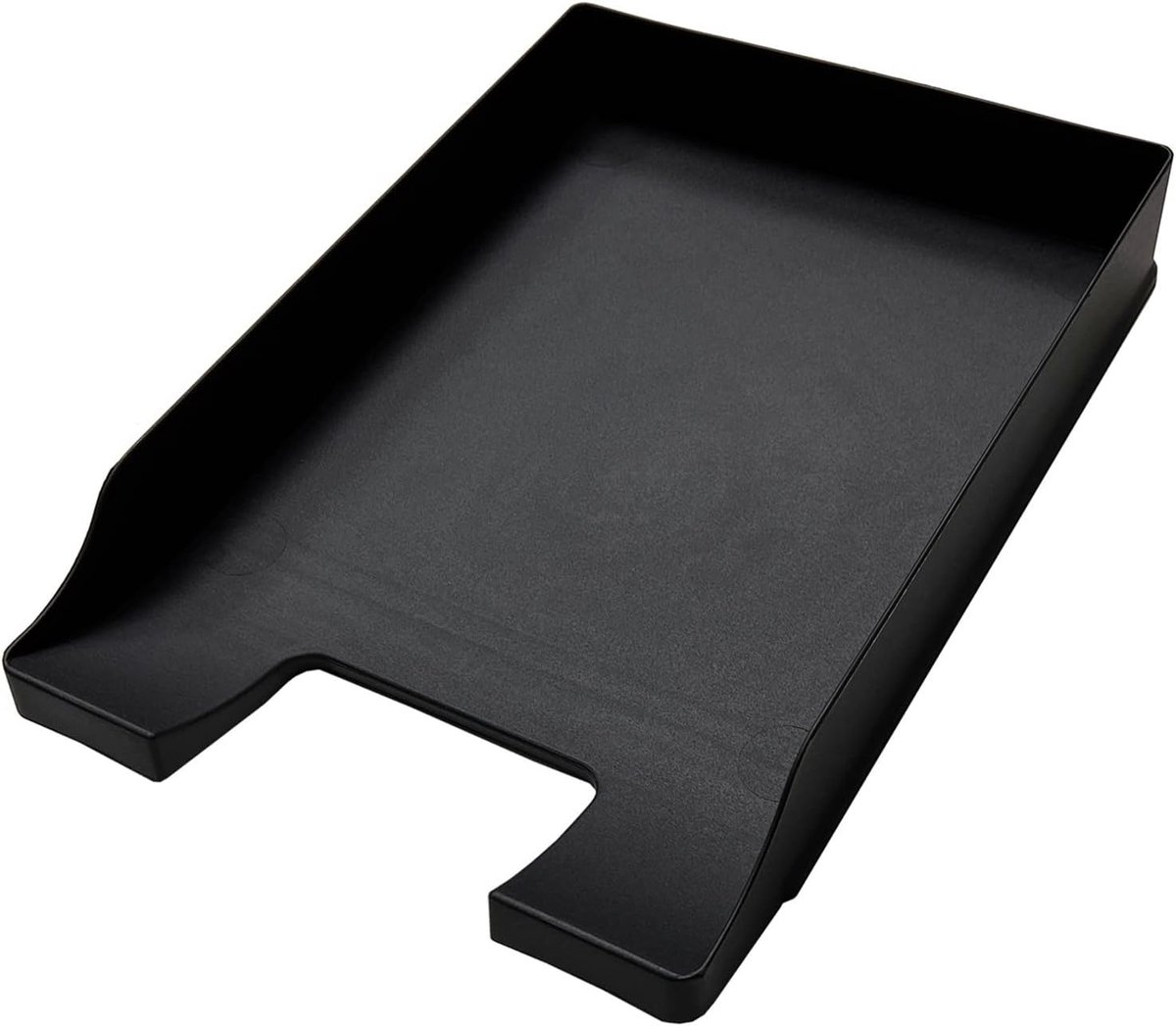 Bureau-organizer - Stapelbaar - Kunststof - Zwart - 35 x 25 x 5,2 cm