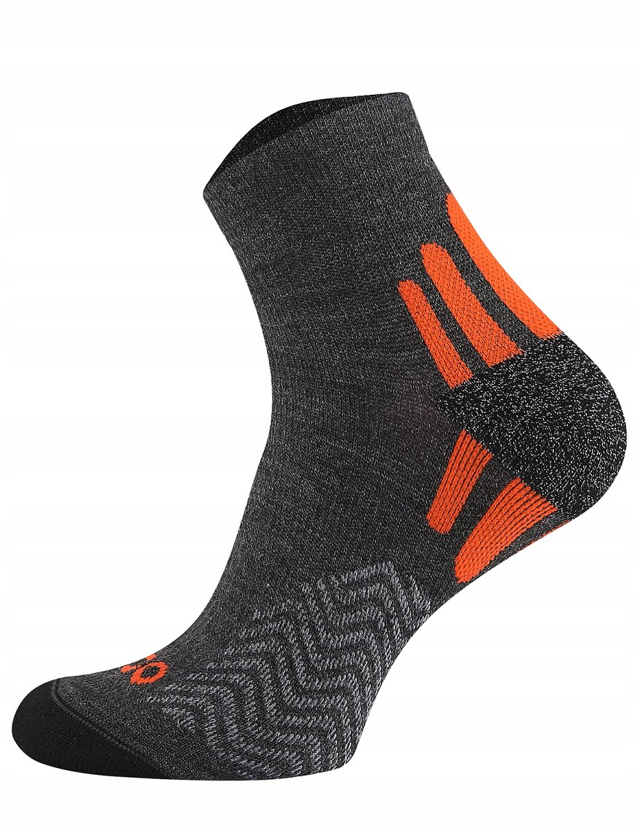 Todo Running Raid Merino Sokken Ademend en sneldrogend Grijs