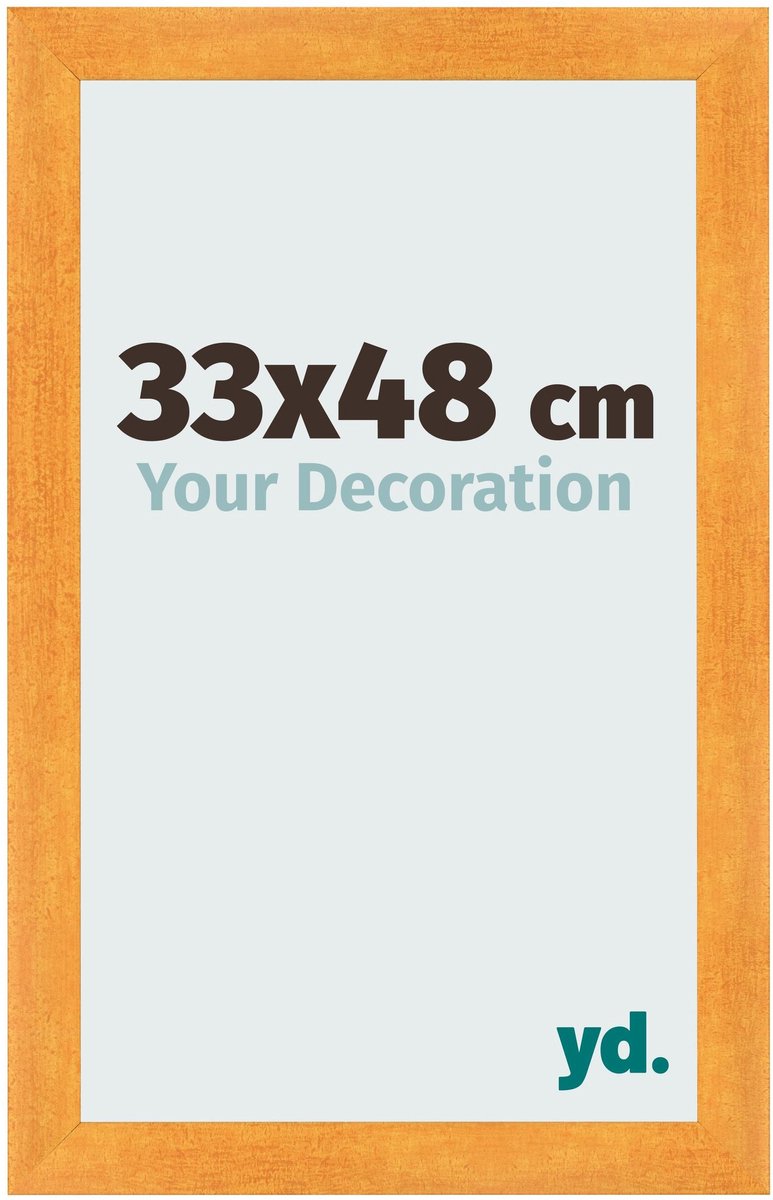 yd. Your Decoration - Fotolijst 33x48 cm - MDF - Oranje - Pisa