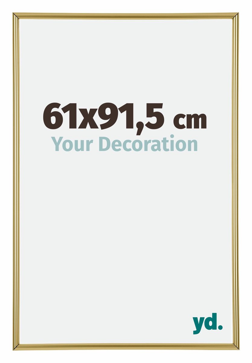 yd. Your Decoration - Fotolijst 61x91,5 cm - Kunststof - Goud - Annecy