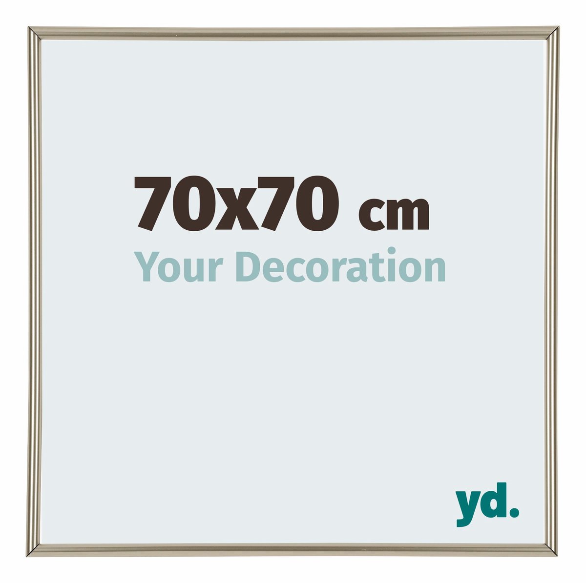 yd. Your Decoration - Fotolijst 70x70 cm - Kunststof - Champagne - Annecy