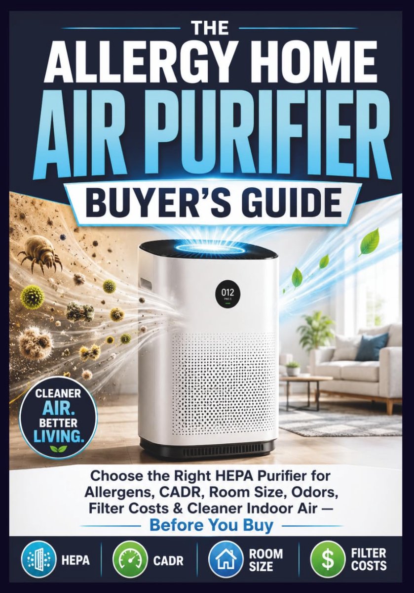 The Allergy Home Air Purifier Buyer's Guide: Choose the Right HEPA Purifier for Dust-Mite Allergens, Pollen, Pet - ShopVlot